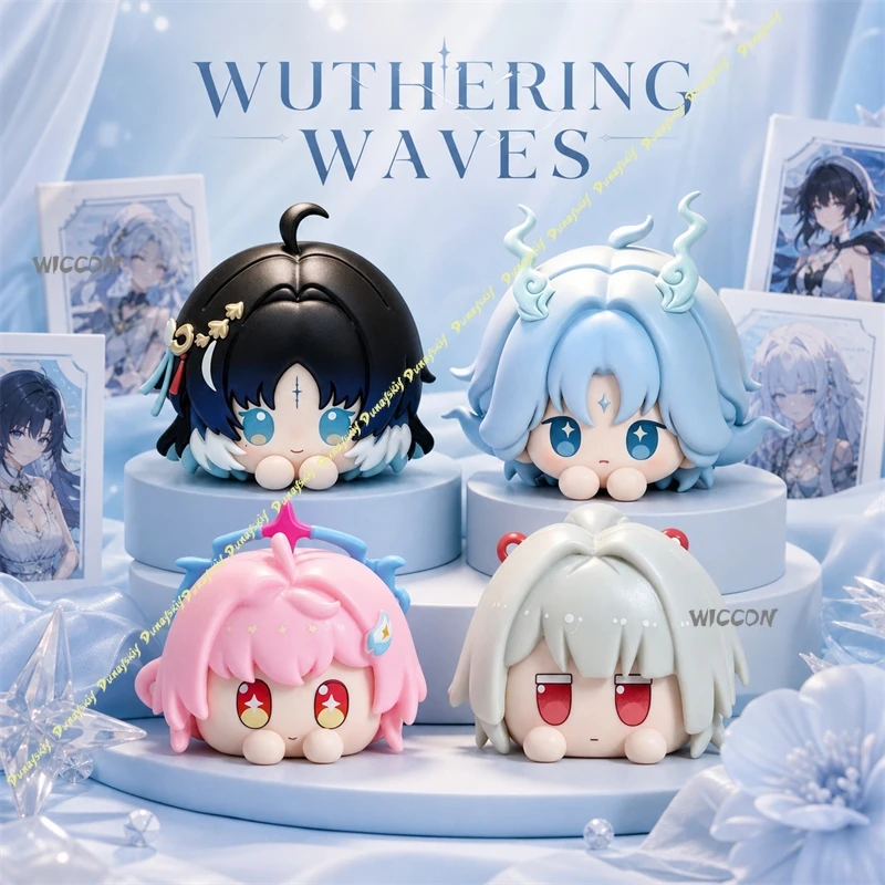 Wuthering Waves Yangyang/Qingxiao/Aemeath/Hiyuki Stackable Chibi Mochi Figure QVersion Mini Model DesktopOrnament Fan Merch Gift