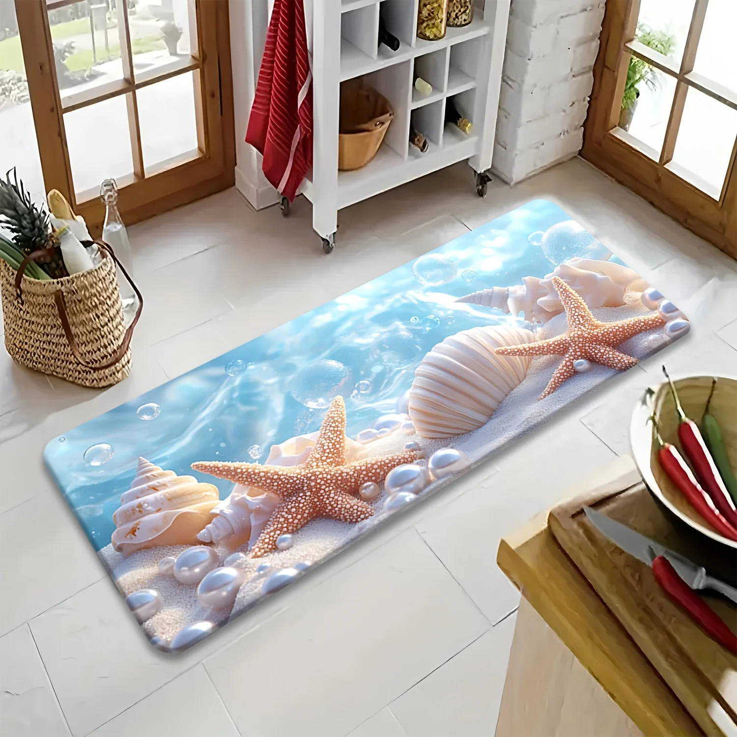 Nautical Seashell Mosaic Long - đánh giá và giá Commercial Kitchen Tile Flooring