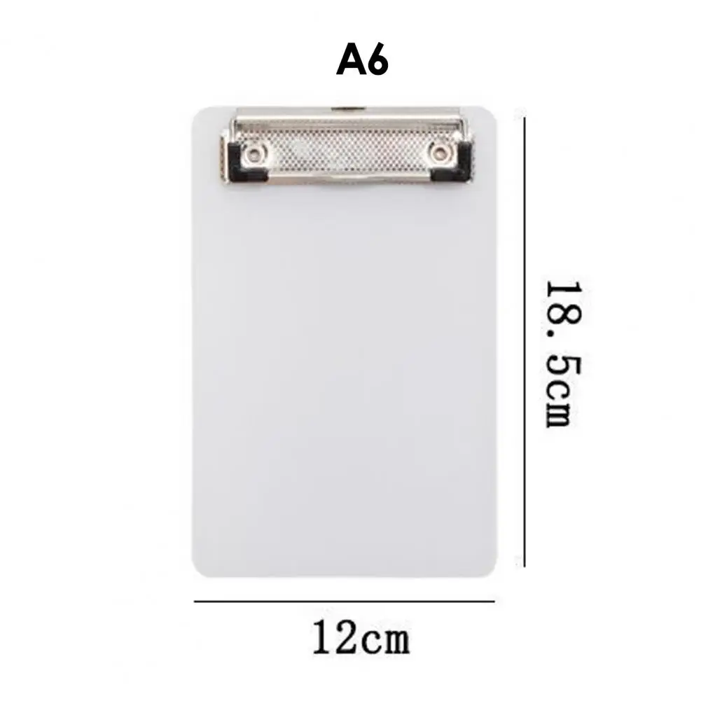 2Pcs Portable File Folder Board  Strong Clamping Force Hanging Storage File Organizer  A5/A6/A4 Stationery File Sorter