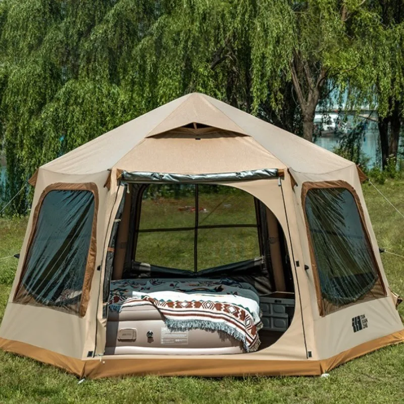 

Beach Sunshade Inflatable Tents Family Tourist Rainproof Picnic Relaxing Camping Tent Outdoor Overnight Camping Equipment