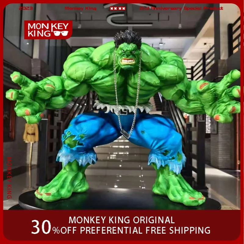 50cm os vingadores figura hulk robert bruce banner extra grande anime modelo colecionável ornamentos de mesa crianças brinquedos presentes do feriado