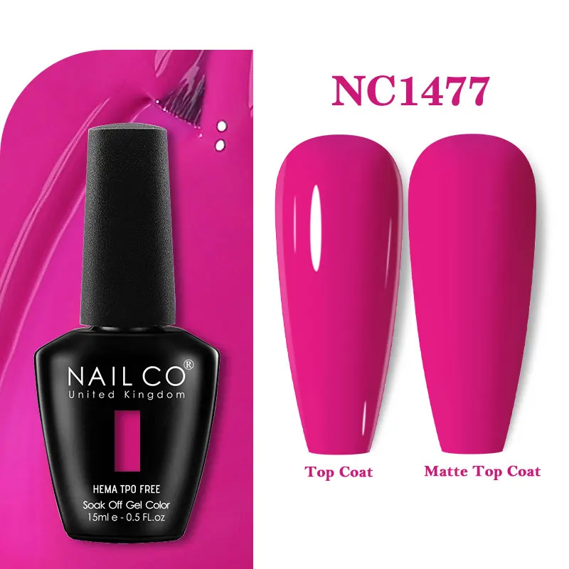NAILCO 15 ml TPO-vrije nagelgellak Vernis semi-permanente nagels Art manicure ontwerp hybride remover gel toplaag Ongle gel UV