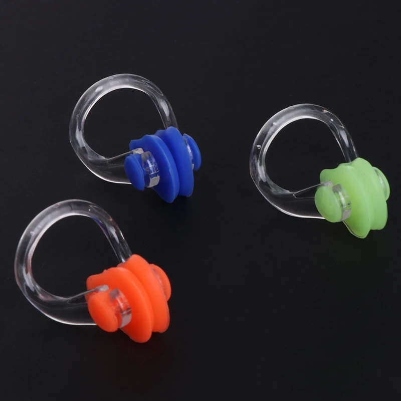 Y1UB 3 Pieces Silicone Nose Clip Surfing Nose Plug Waterproof Nose Protector