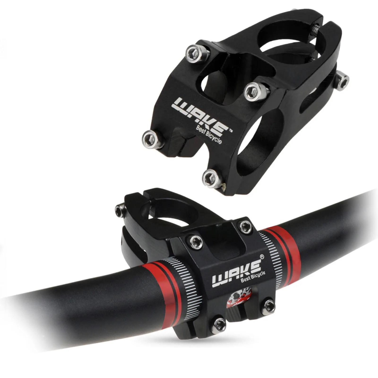 31,8mm Fahrradvorbau Ultraleichter CNC-Aluminium-Legierung Kurzer Lenkervorbau Kurzer MTB-Vorbau für All Mountain MTB Downhill Freeride