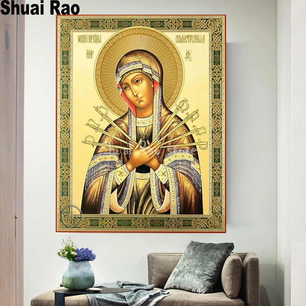 Holy lady saint matrona diamond mosaic 5d diy diamond painting full square/round diamond embroidery Orthodox icons art,