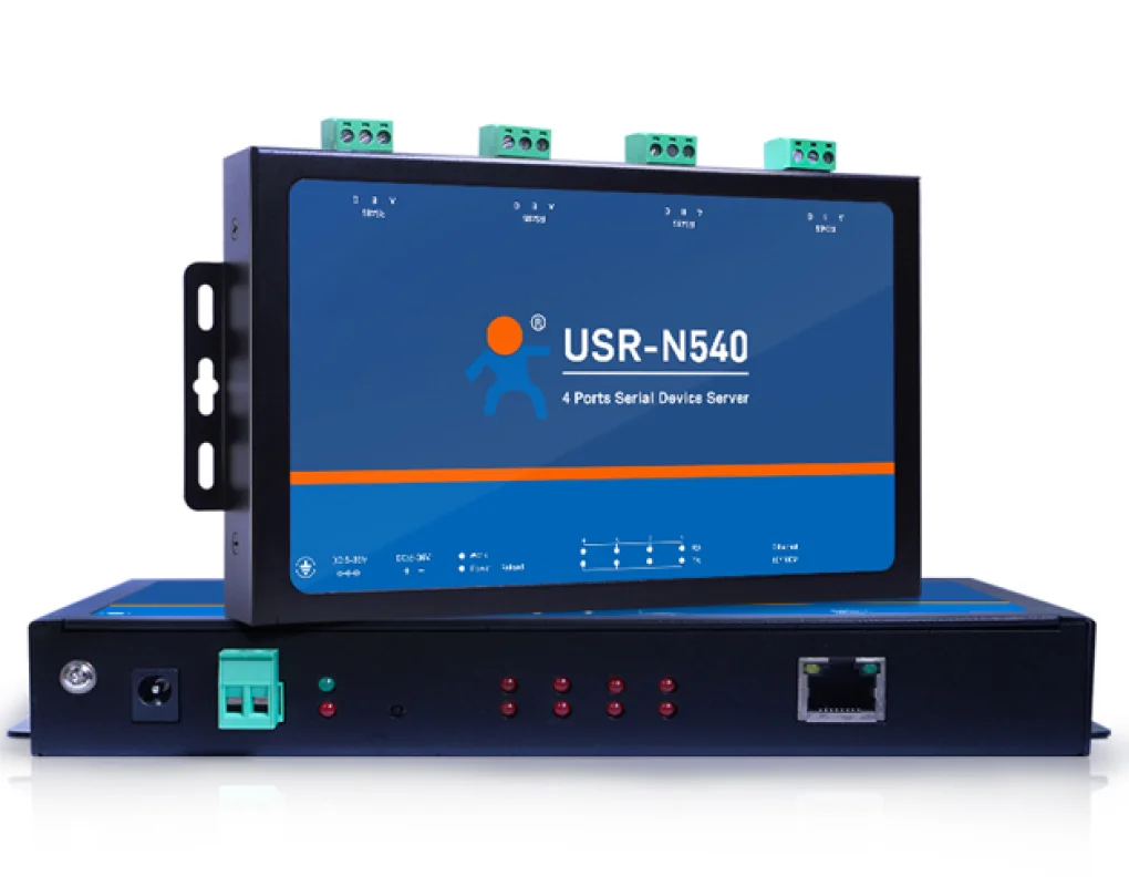 USR-N540 4 puertos serie RS485 a Ethernet TCP/IP servidor de dispositivo convertidor Modbus RTU a TCP para automatización industrial