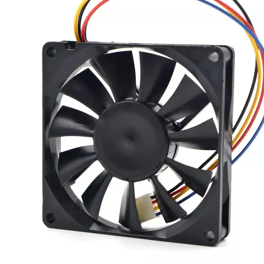 for AVC DS08015B12U 12V 0.60A 80*80*15 PWM 80mm chassis computer cooling fan