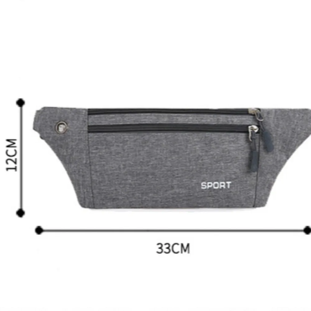 Bolsa de cintura casual masculina, bolsa de peito de nylon para mulheres, bolsa de telefone, bolso, cinto de corrida, bolsa esportiva multifuncional, bolsa de peito de viagem