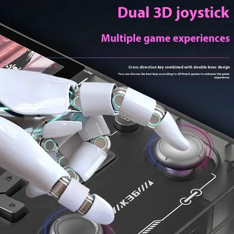 K36 Retro Handheld Open Source portable Video 3.5 Inch IPS Screen Game Console 16000 Games Emulator for PSP/PS1/DC/N64/SS 500nit