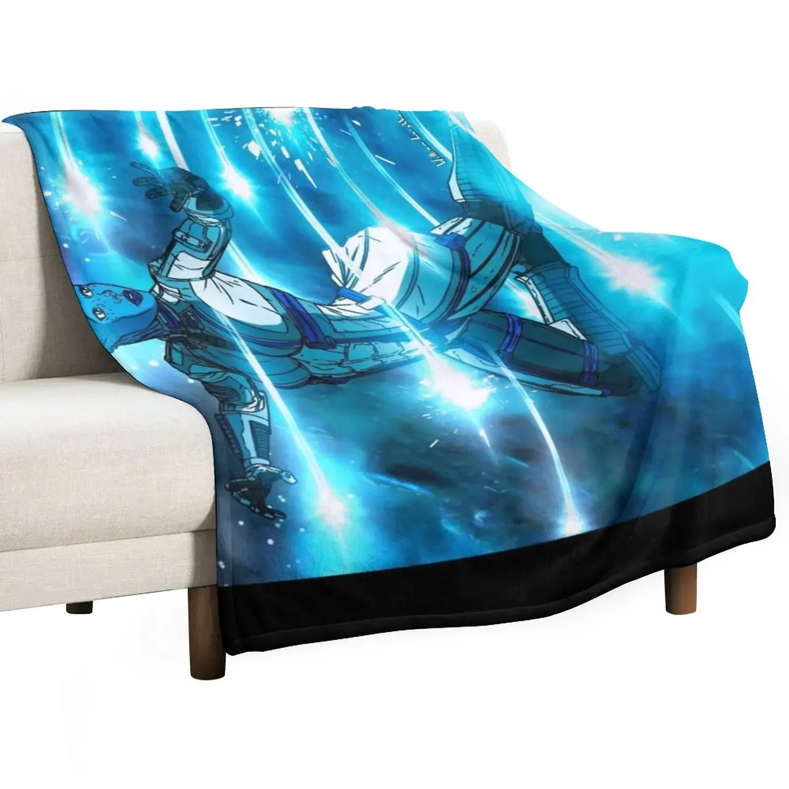 

Liara T'Soni Throw Blanket Travel Sofa Quilt anime Blankets