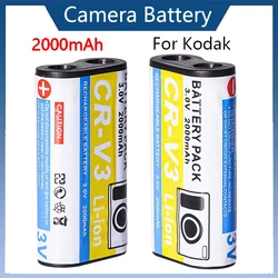 Rechargeable 2000mah CR-V3 CRV3 Battery for Kodak C340 C310 C530 C875 C743 DX6340 C360 C433 D4104 Camera Batteries