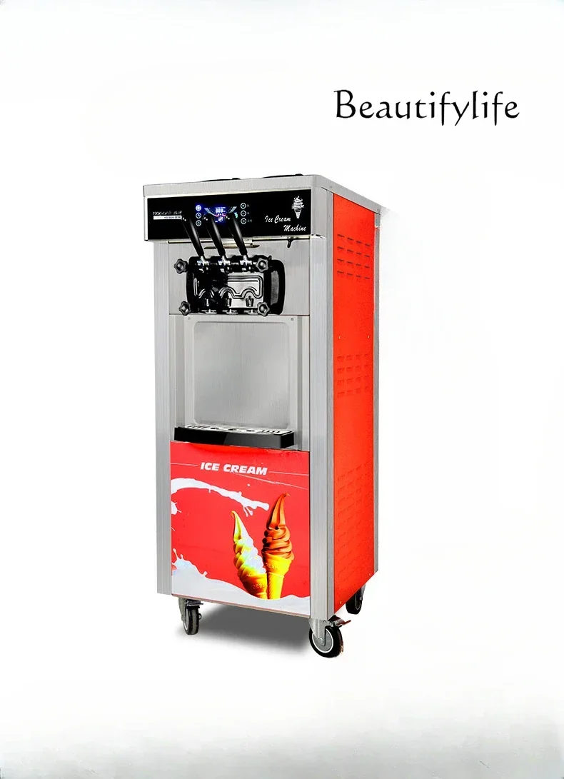 

Ice cream machine Commercial ice cream machine Vertical automatic desktop small soft ice cream machine