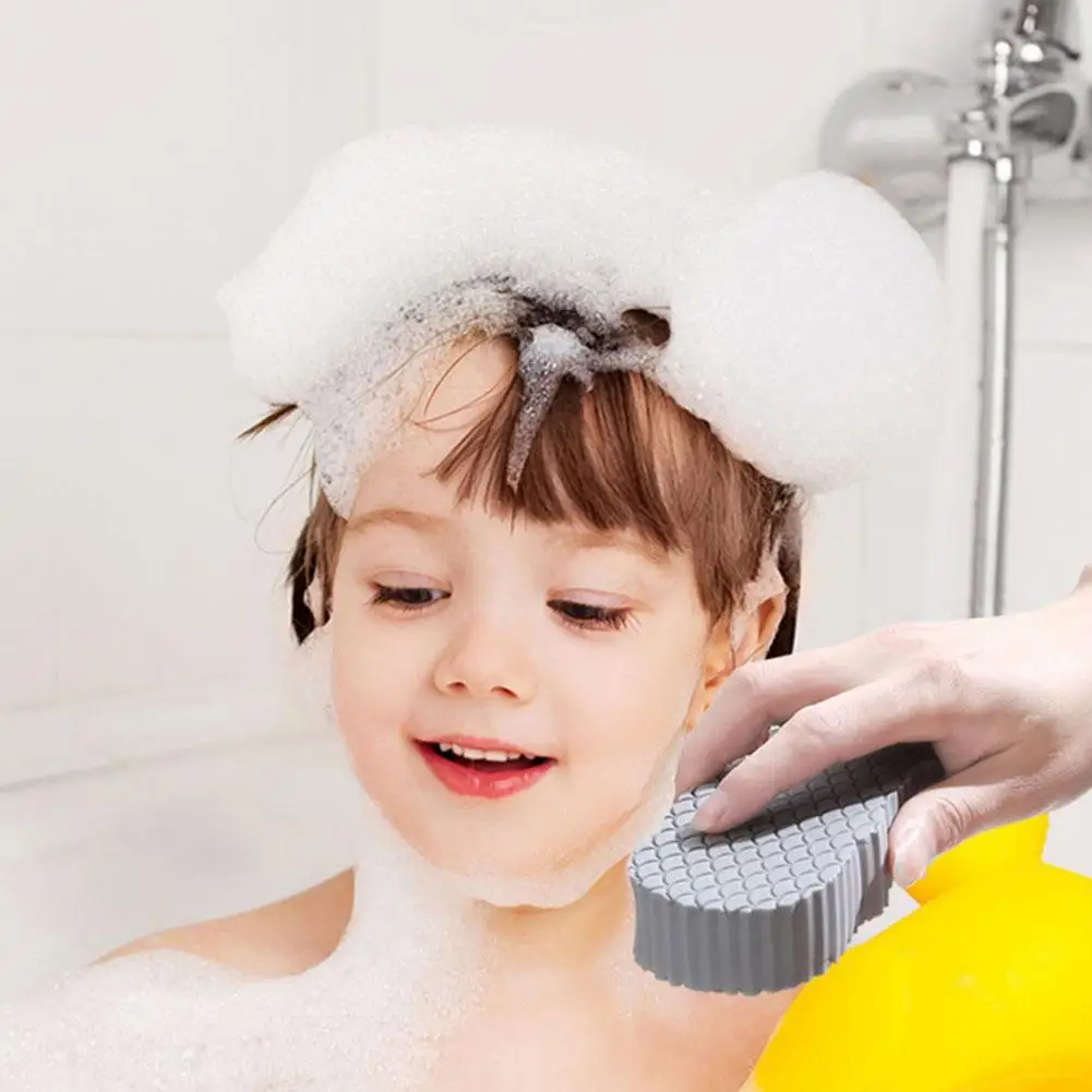 Éponge de bain stéréoscopique 3D, plafond indolore de la peau, éponge de bain pour la saleté, soins doux pour la peau, adaptée aux enfants
