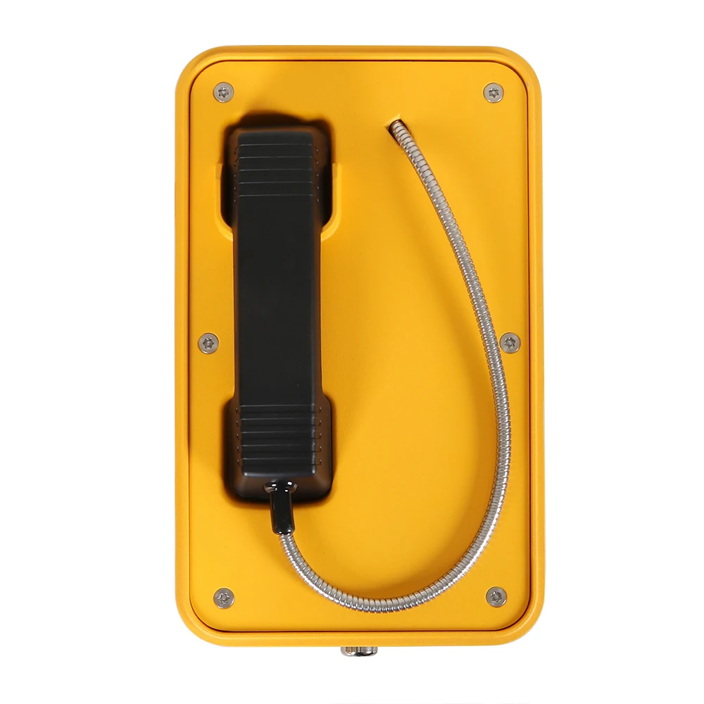 2026 IP66 Waterproof Feature Phone Box Outdoor Corded SIP Hotline Water Dust Proof Telephone Without Door
