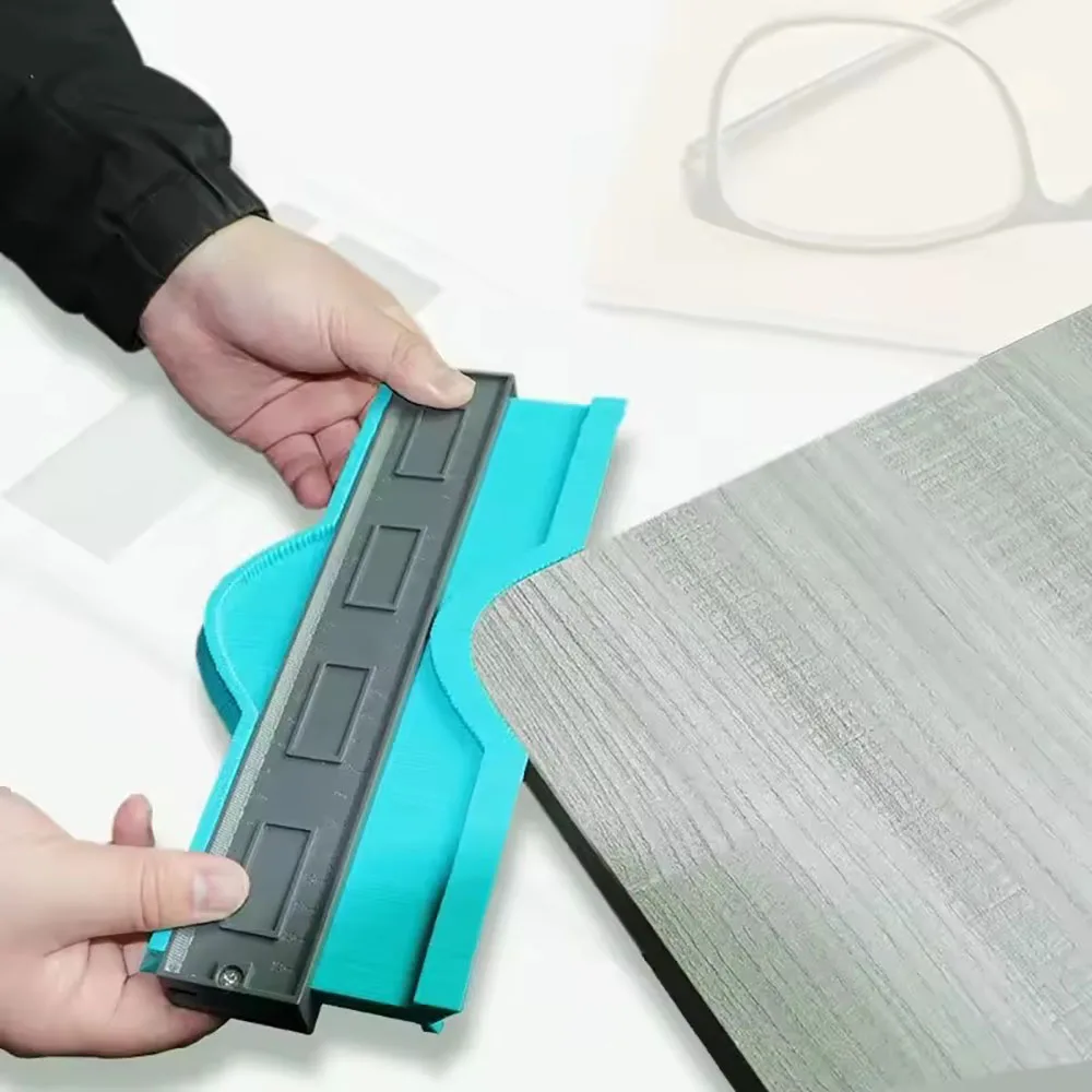 Shape Contour Gauge Measuring Tool Adjustable Lock Ceramic Tiling Tile Table Corner Profile Cutting Tool Contour Copy Duplicator