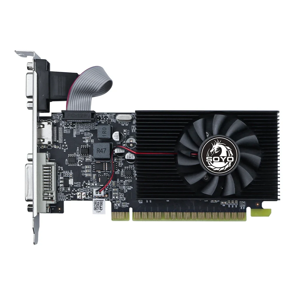 بطاقة رسومات SOYO NVIDIA Geforce GT730 4GB GDDR3 GPU 128Bit HDMI متوافقة مع VGA DVI PCIE 3.0 PlacaDe فيديو للكمبيوتر المكتبي #6