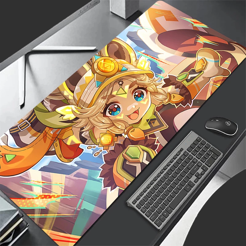 Genshin Impact Kachina Mouse pad game player learning platform mouse pad laptop keyboard pad non-slip mat PC carpet Mousepad