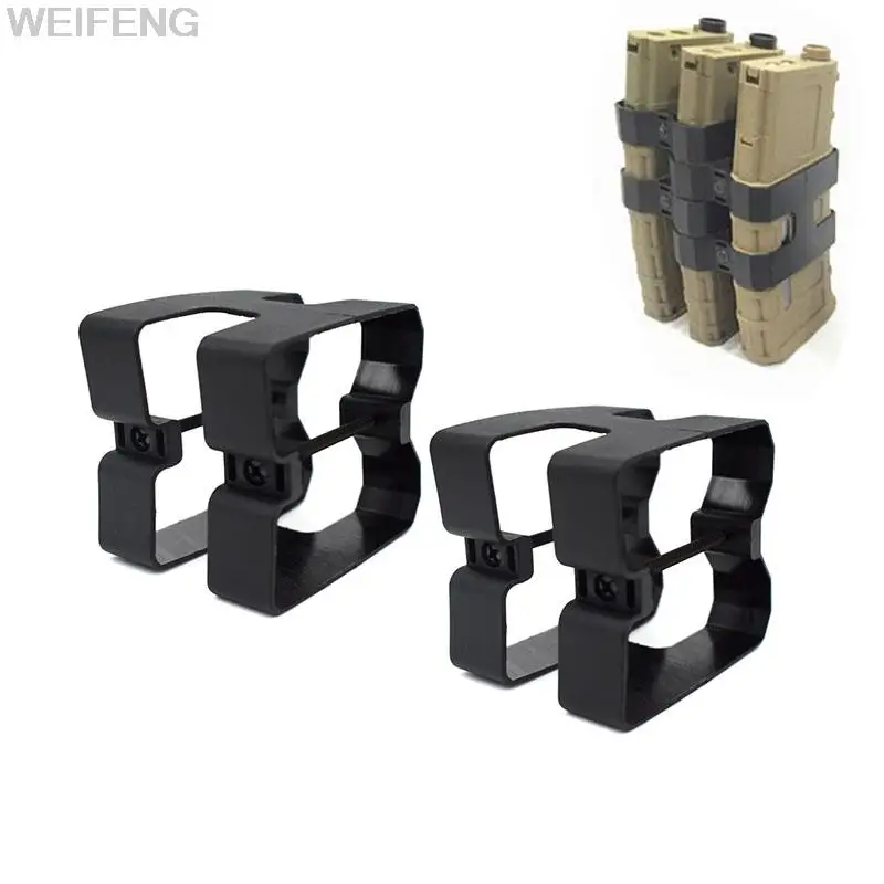 Tactical M4 A1 Rifle Magazine Parallel Link Double Gun Mag Coupler Connector Hunting Military Hunting Accessories