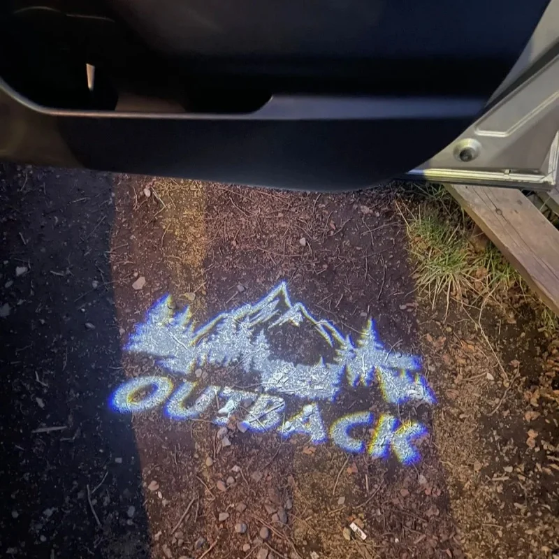 LED Emblem Lamps High Quality Led Car Door Welcome Ghost Shadow Light For Subaru Outback BR BS 2012- 2022 2023 2024 2025 2026