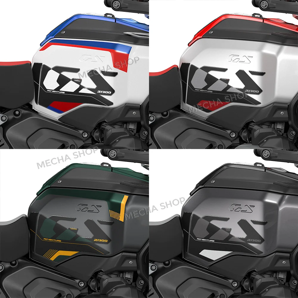 For BMW R 1300 GS ADV R1300GS Adventure Tank Pad Motorcycle 3D Resin Sticker Protection Kit 2024 2025 2026