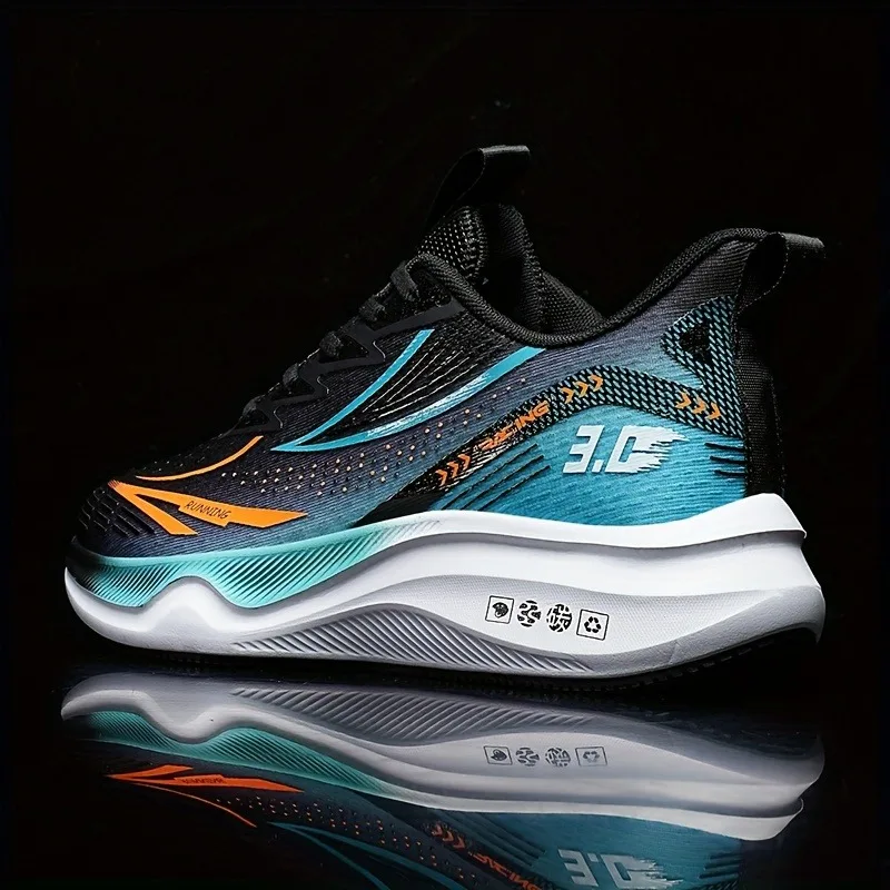 

Summer New Couple Running Shoe Fashion Anti Slip Mesh Breathability Lady Men Athletic Shoe Fitness Rebound Buffer Sneakers