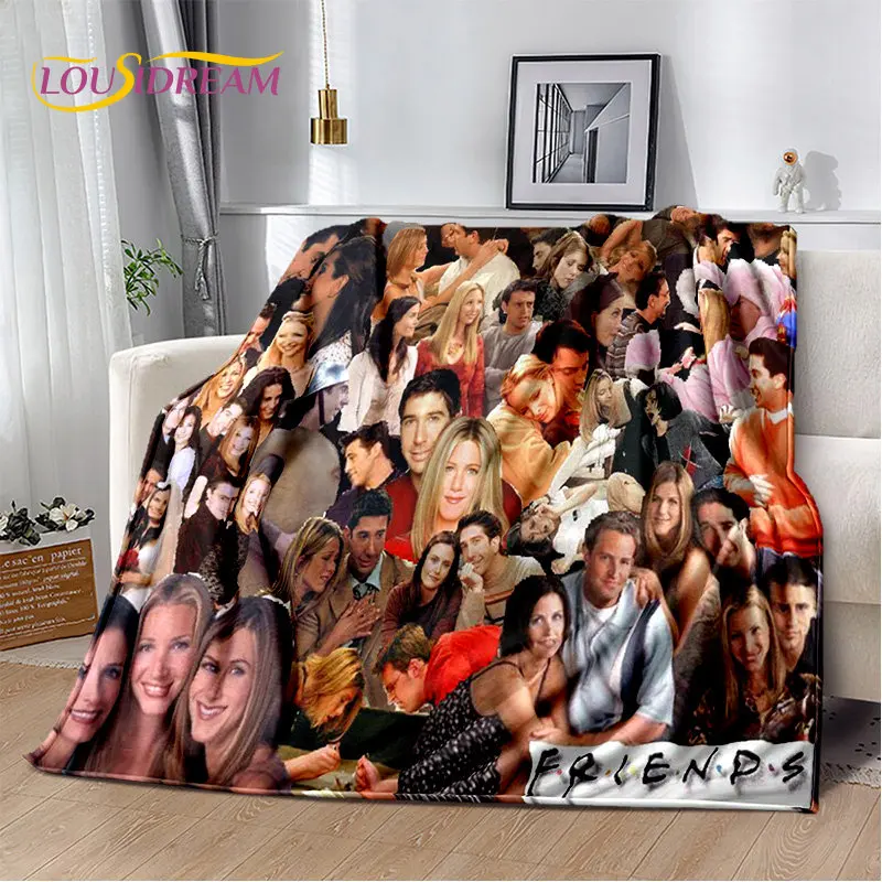 HD Friends TV Show 3D Printing Soft Plush Blanket,Flannel Blanket Throw Blanket for Living Room Bedroom Bed Sofa Picnic Cover