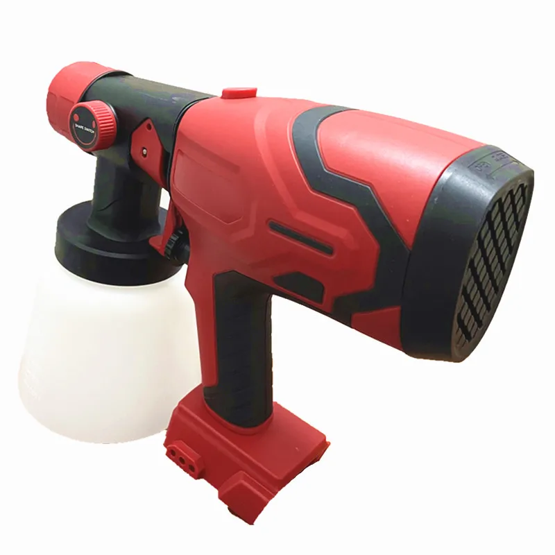 Compatible For Milwaukee 18V Battery 800ML Electric Spray Gun High Power  Cordless Paint Sprayer Auto Furniture Steel