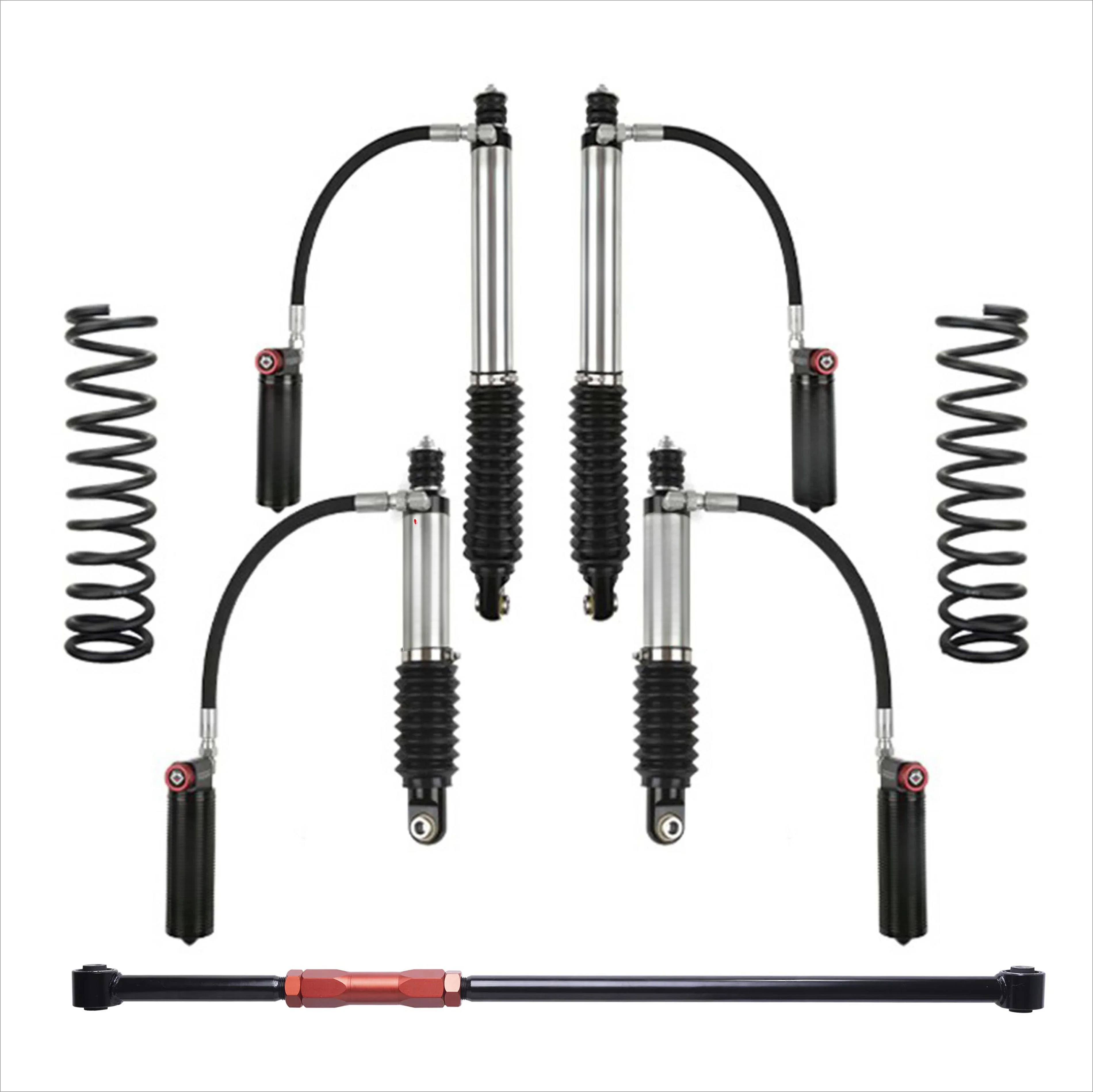for BJ80 Suspension Lift Kit Nitrogen Remote Reservoir Shock Absorber