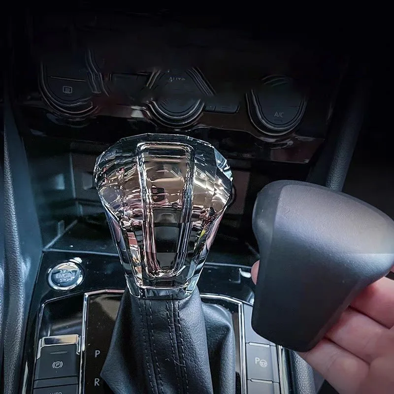 

Car Crystal Gear Shift Knob Cover Lever Stick Head Accessories Trim For VW Tiguan L Tiguan X Teramont X Teramont Phideon Viloran