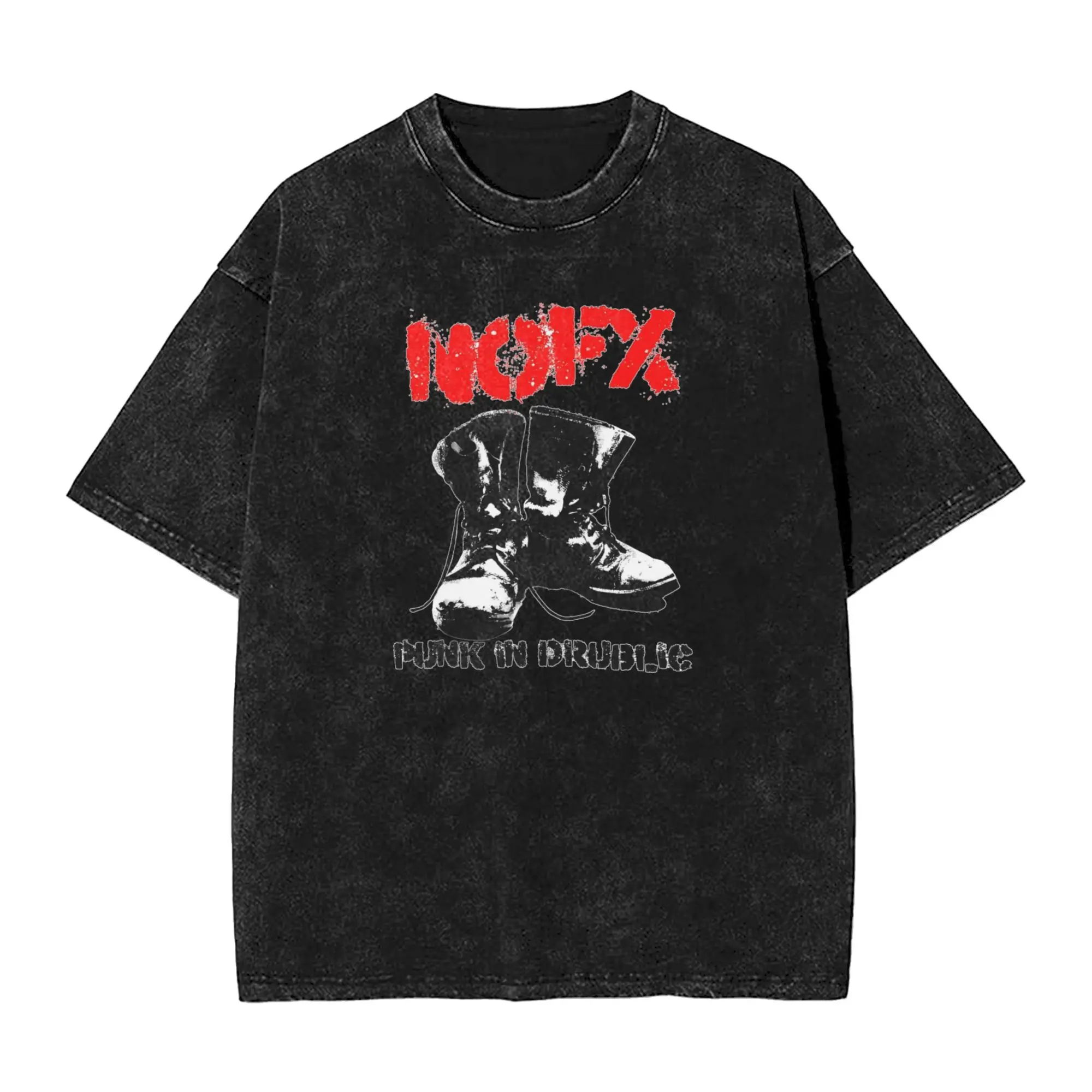 

NOFX панк-футболки для мужчин, винтажные футболки из чистого хлопка, футболки с круглым вырезом и короткими рукавами, топы для взрослых