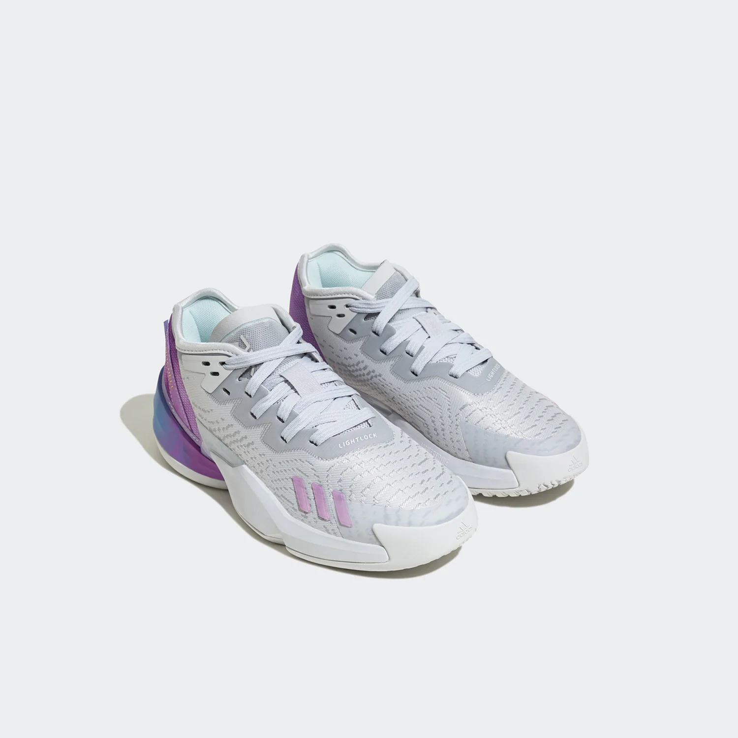 Adidas genuíno Mitchell 4a geração J tênis de basquete esportivo infantil HR1785