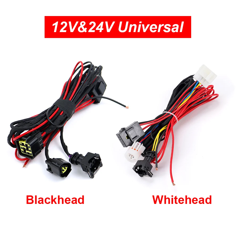 Air Diesel Heater Wiring Harness 12V 24V Cable Adapter Round Triangle For Webasto Eberspacher Diesel Air Parking Heater