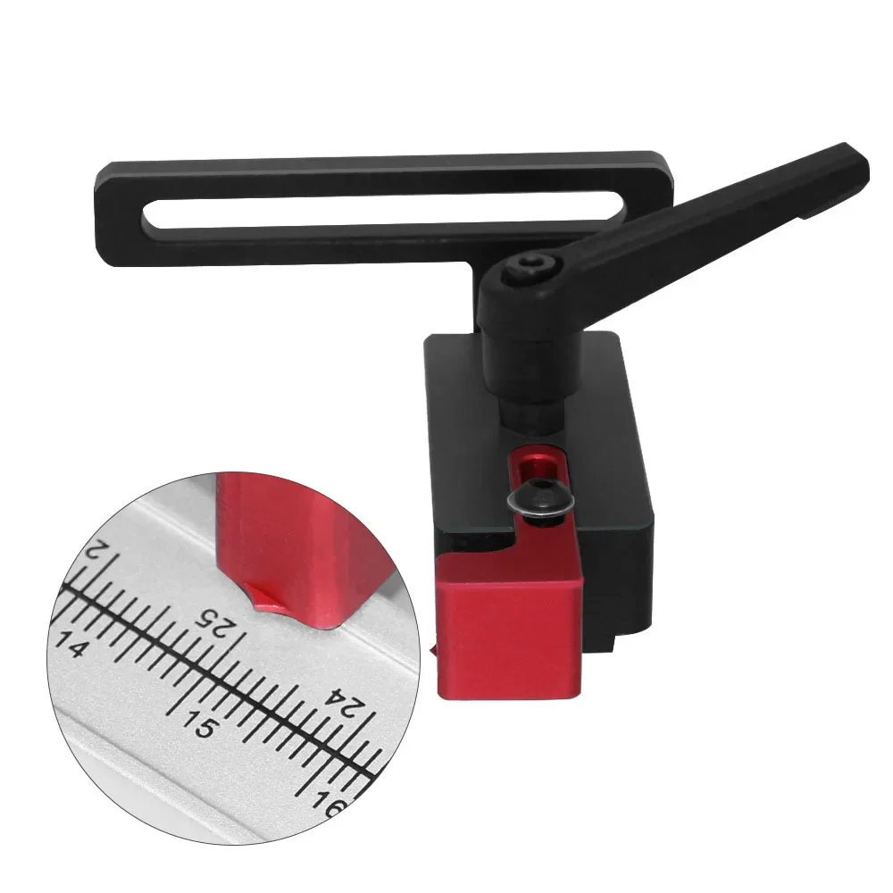 T المسار وقف كتلة 45 نوع T-المسار النجارة المحدد سبائك الألومنيوم ميتري T-فتحة وقف جهاز لانزلاق شلال النجارة DIY بها بنفسك