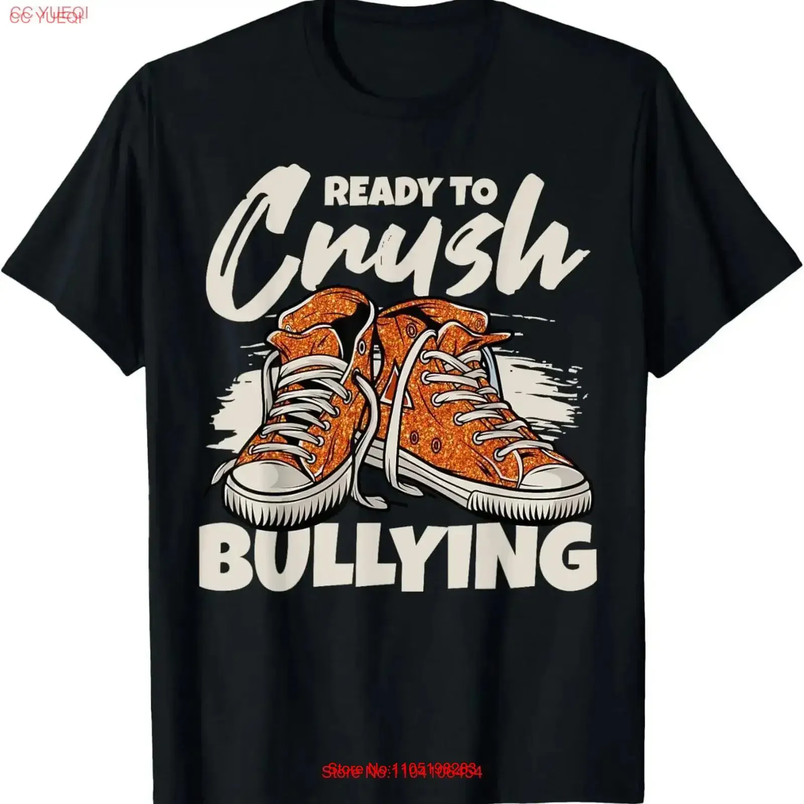 

Футболка Stop Bullying End Ready to Crush Unity Day S 5XL, винтажный стильный дышащий эластичный топ для повседневной носки