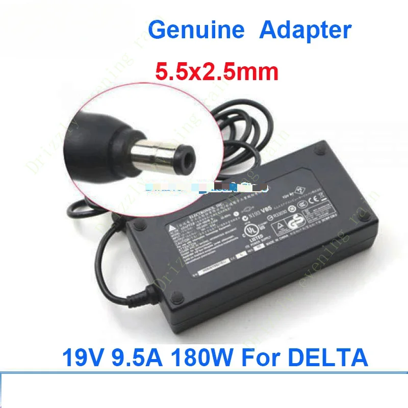 Genuine Delta ADP-180HB D 19v 9.5A AC adapter for S15 p650se GT60 GT70 16f1 16f2 for Asus g75vw g750jx g55vw g70s laptop charger