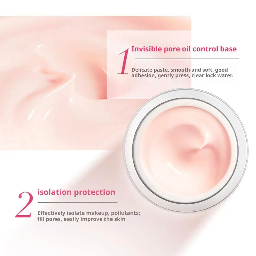 MAYCHEER Primer per trucco viso liscio e setoso magico Base per trucco invisibile Base per pori 100% Effetto sorprendente Primer per il viso D4M0