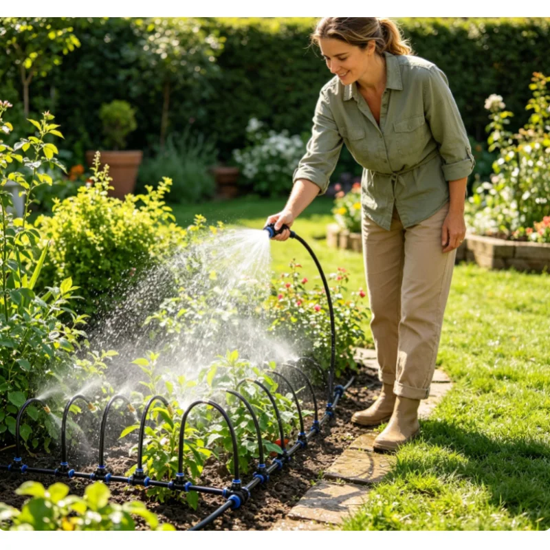 

5-30M Flexible Misting System 8mm Hose DIY Bendable Sprayer Kit for Garden Irrigation Cooling