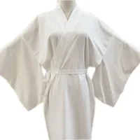 Traditional Japanese Kimono Juban Inner Gown Women Yukata White Bath Robe Adult Intimate Kimono Inner Wear Lining with Belt - Image 5