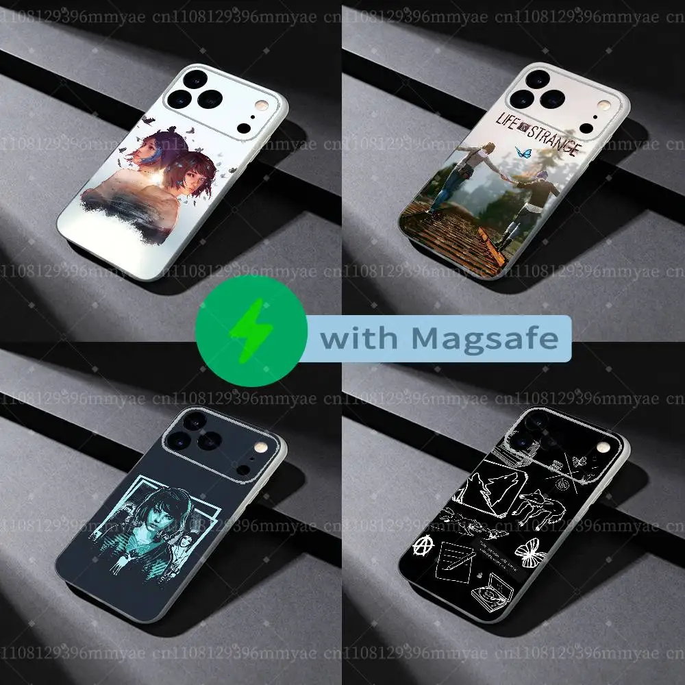 L-Life Is Strange Matte Phone Case For iPhone 17,18,16,15,14,13,12 Pro Max For Magsafe Wireless Charge Cover