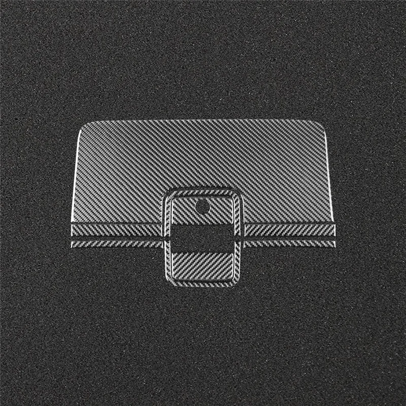 

H5-Carbon Fiber For Chevy Silverado GMC Sirrra 1500 2014-2018 Co-Pilot Glove Storage Box Cover Trim Interior Accessories