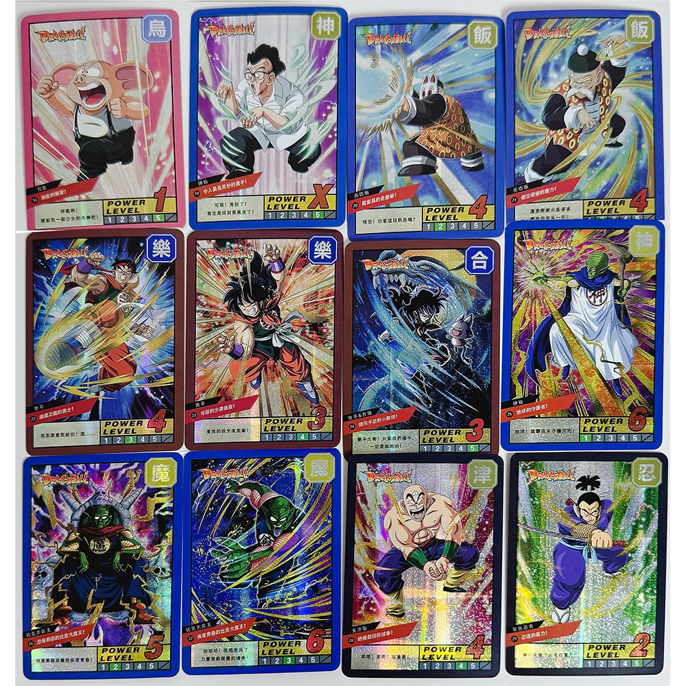 Anime Dragon Ball DIY ACG Chichi Bulma Piccolo Son Goku Premium Flash Cards Boy Games Toys regali di compleanno carte da collezione