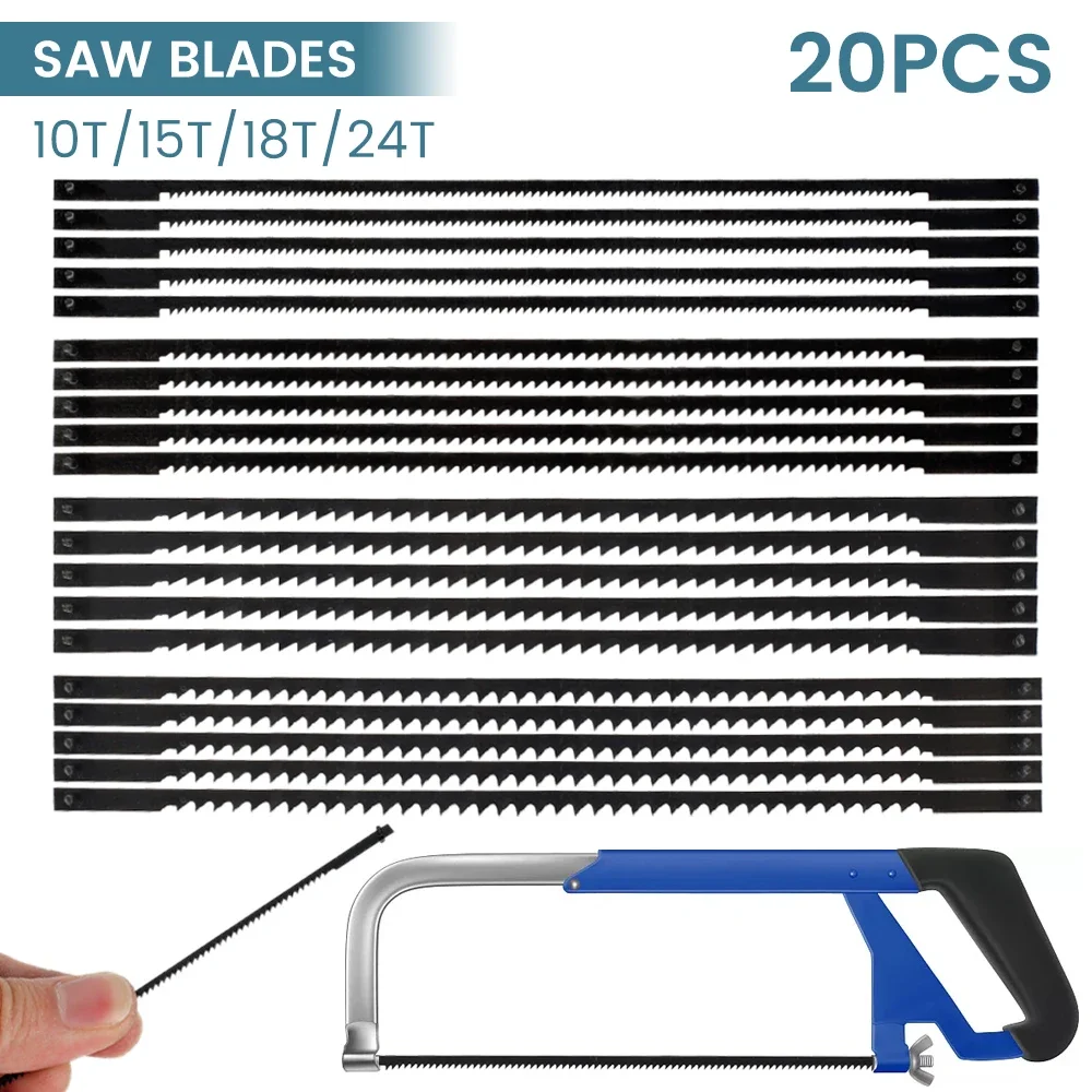

20 Pcs high carbon steel fixture saw blade set assorted T-shank professional cutting machine accessories thin metal wood plastic