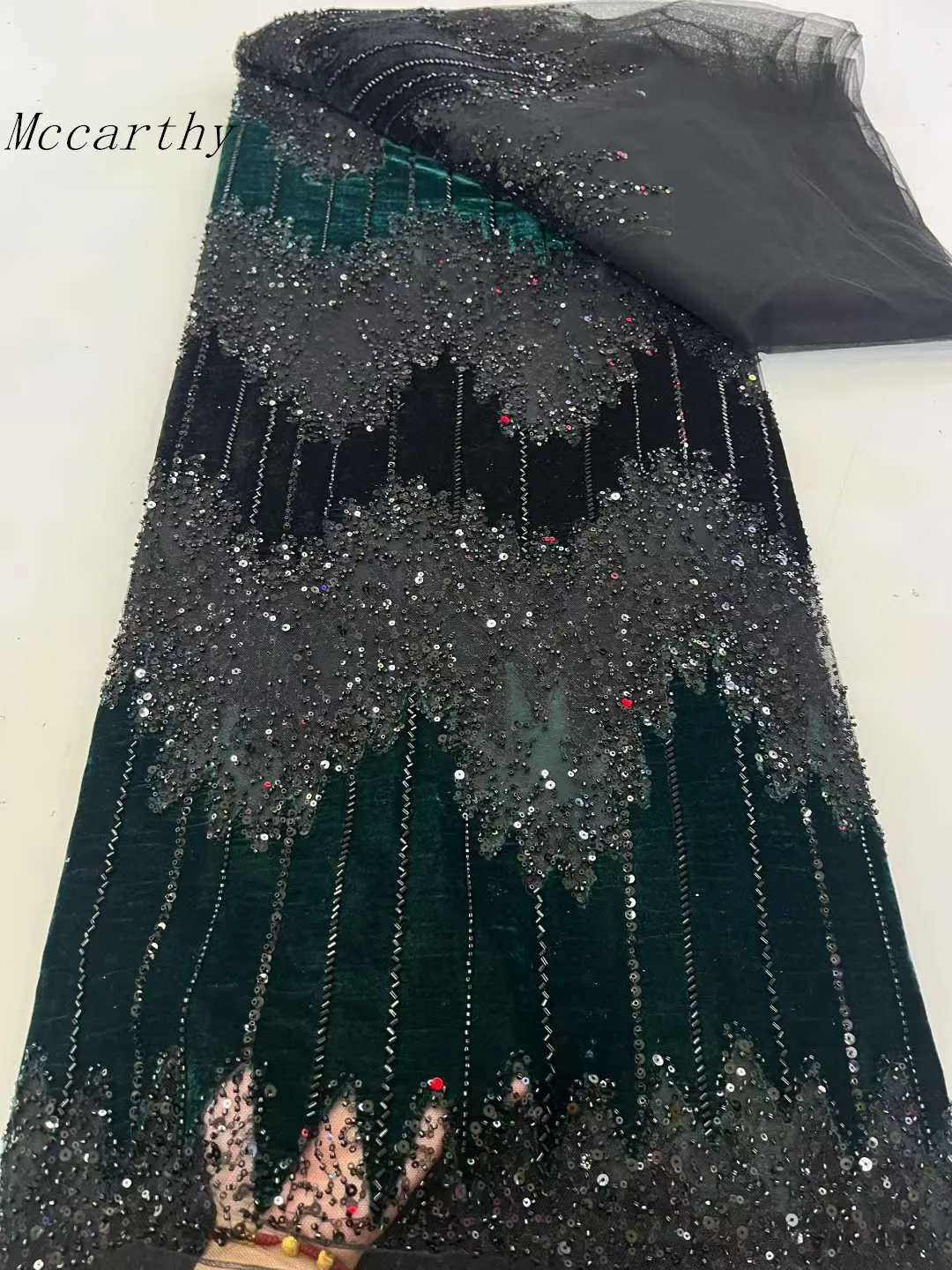 African Velvet Lace Fabric 2025 Nigerian Lace 5 Yards French Velvet Lace Fabric For Party Wedding Dress Sewing Cloth XC65HN-22