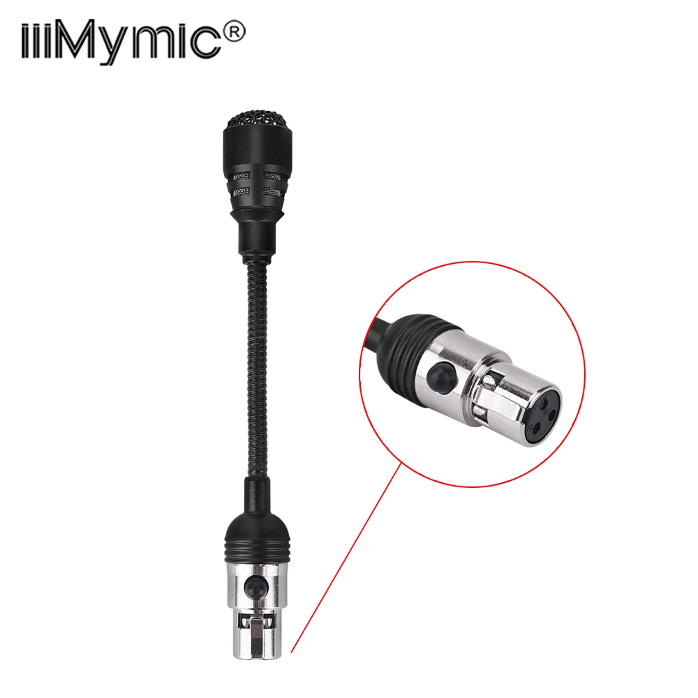 Professional Handheld Style Unidirectional Condenser Microphone For AKG Wireless BodyPack Transmitter 3pin Lockable Mic