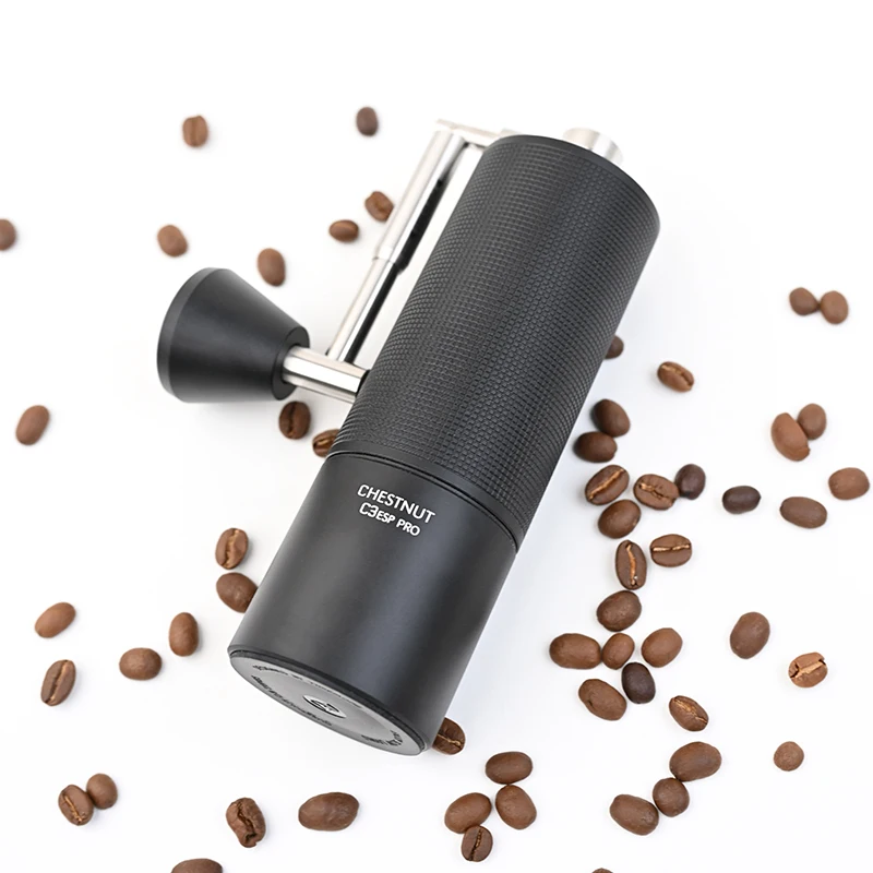 TIMEMORE Chestnut C3ESP PRO Black Portable Manual Coffee Grinder Foldable Crank Handle With S2C Burr Inside Design For Espresso
