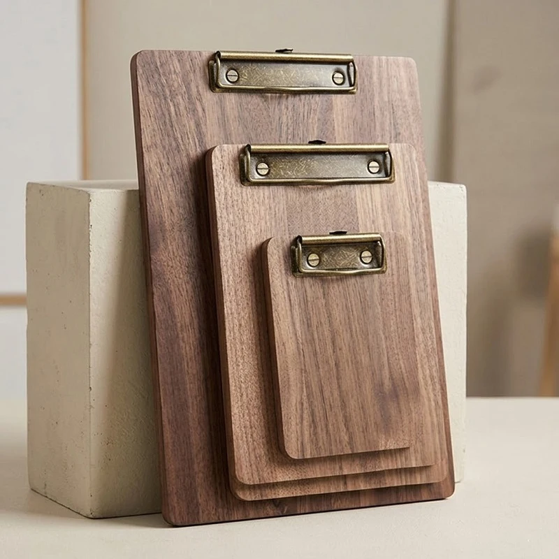 

Клипборд для меню из массива черного ореха, формат А4, для ресторанов, прочный, для баров и ресторанов