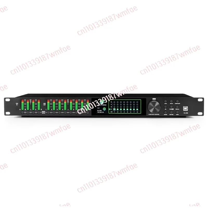 LD448 FIR 4 in 8 out DSP Speaker Processor Professional DJ Sound System Digital Speaker Management DSP Cross Audio Processor