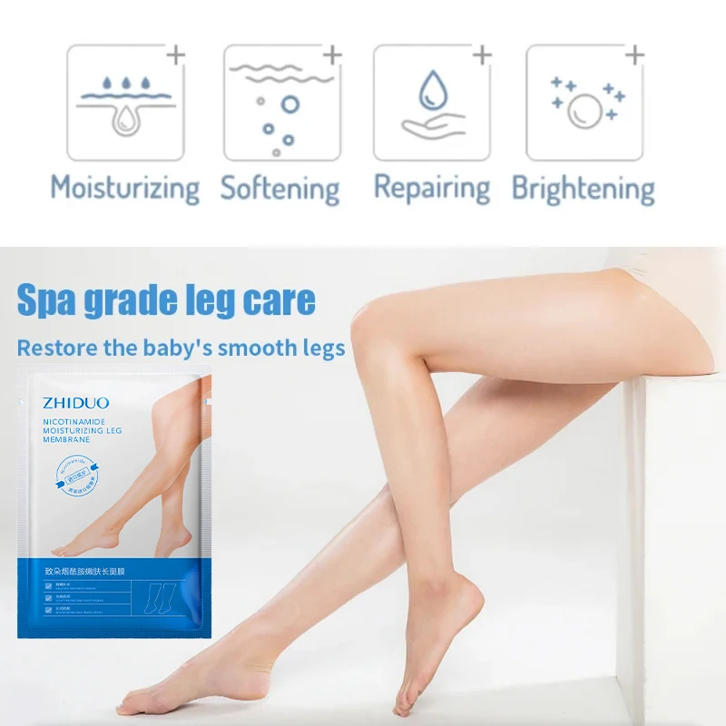 Foot Mask Exfoliating Spa Pedicure Socks Moisturizing Whitening Foot Peeling Dead Skin Callus Removal Anti Cracked Leg Feet Care