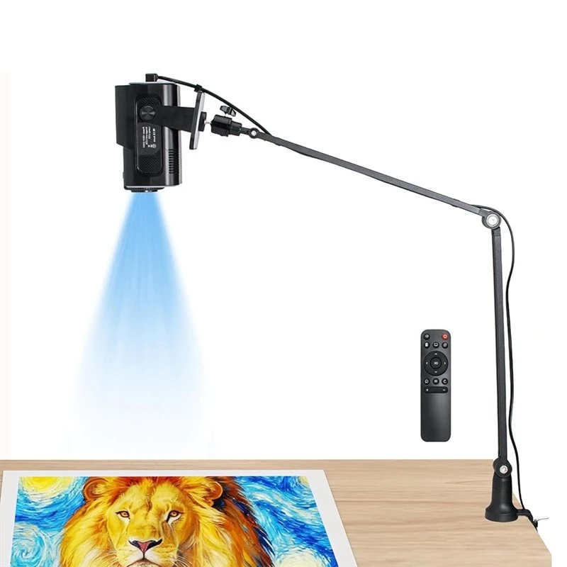 Light Weight Smart Sketcher For Tracing Art Projector, Drawing Projection System Adjustable Light Image On Wall And Canvas For