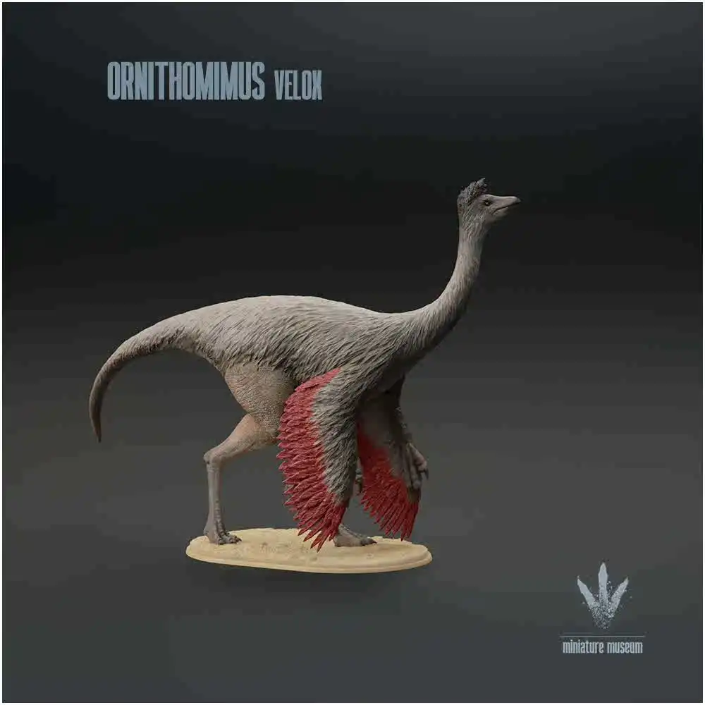 1/35 10cm Ornithomimus Model Toy Ancient Prehistroy Animal Dinosaur Model Gk Customize Fast Dinosaurs Gallimimus